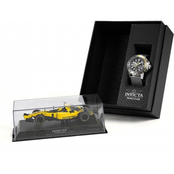 NWT Authentic Invicta Racing Quartz Black Dial Unisex Watch - Picture 3 of 3